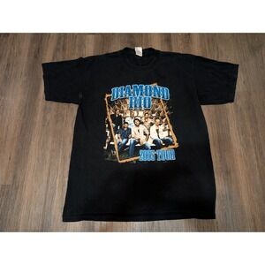 Gildan Diamond Rio 2005 Tour Graphic Print Short Sleeve T-Shirt Large‎
